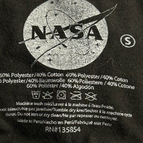 $7 or 2/$10 tshirt sale: NASA long sleeve tee astronaut surfing space T-shirt - Picture 4 of 4